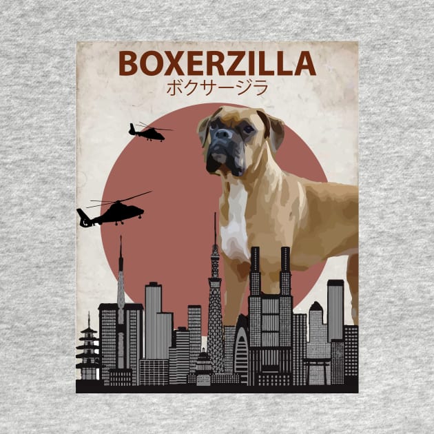 Boxerzilla - Boxer Dog Giant Monster by Animalzilla